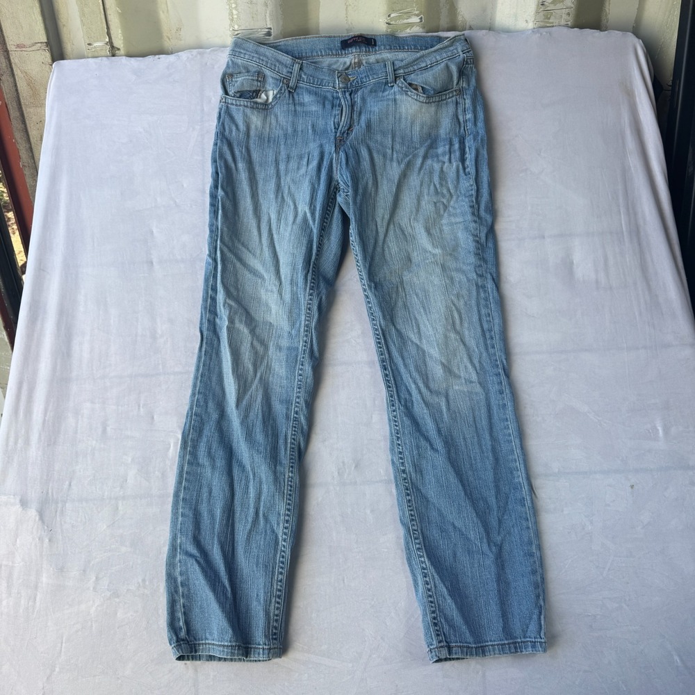 Levi's 528 Curvy Cut Bootcut Jeans Women's 15M‎ Blue Denim Medium Wash Workwear